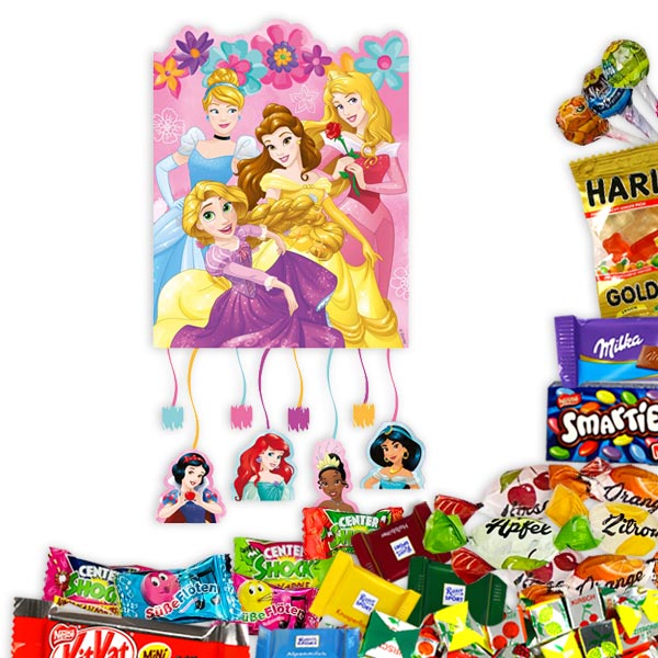 Pinata-Set Disney Prinzessinnen mit Süßigkeiten-Mix von Happygoods GmbH