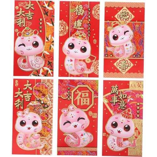 30 Stück Chinesische Rote Umschläge für Neujahr Traditionelle Geldumschläge im Eleganten Design für Schlangenjahr Frühlingsfest und Besondere Anlässe 30 Stück Chinesische Rote Umschläge für Neujahr Traditionelle Geldumschläge im Eleganten Design für Schlangenjahr Frühlingsfest und Besondere Anlässe von Happyyami