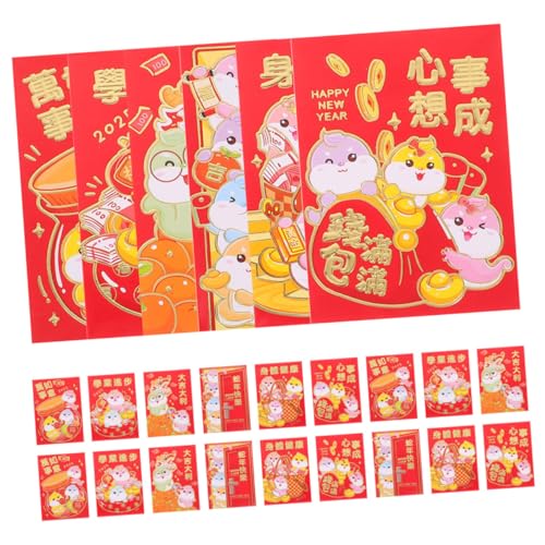 60 Stück Chinesische Neujahr Rote Umschläge Cartoon Schlange Hong Bao für Hochzeiten Geburtstagsfeiern und Frühlingsfest Dekorationen Glücksumschläge für Anlässe 60 Stück Chinesische Neujahr Rote Umschläge Cartoon Schlange Hong Bao für Hochzeiten Geburtstagsfeiern und Frühlingsfest Dekorationen Glücksumschläge für Anlässe von Happyyami