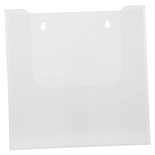 Dokumentenhalter Transparent Wandmontierter Aktenordner für Büro und Zuhause Stabiler Fächer für Zeitschriften und Broschüren Praktische Speicherlösung für Dokumente von Happyyami