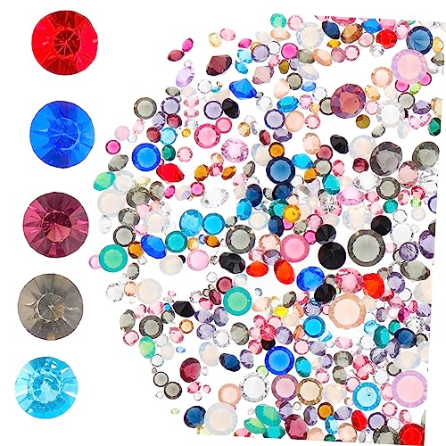 Happyyami 1 Nagel Charms Rosa Strasssteine ​​für Nägel Edelsteine Farbig Zubehör Für Nagelstudios Maniküre Reiz Professioneller Nagel Salon Vorräte Nagelkunstzubehör Nageldekore Glas von Happyyami