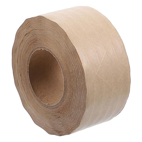 Happyyami 1 Rolle Dichtungsband Flatback-klebeband Aus Papier Papierklebeband Für Verpackungskartons Papier Klebeband Packband, Strapazierfähig Kraftpapier Light Brown Happyyami 1 Rolle Dichtungsband Flatback-klebeband Aus Papier Papierklebeband Für Verpackungskartons Papier Klebeband Packband, Strapazierfähig Kraftpapier Light Brown von Happyyami