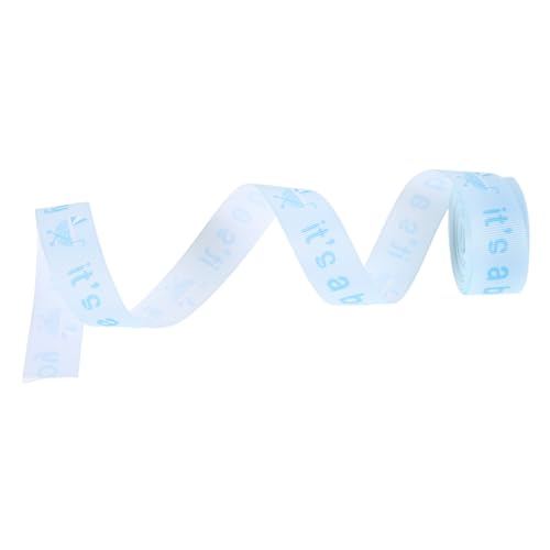 Happyyami 1 Rolle Junge Dekorationsband Yards Diy Craft Ribbons für Kreative Designs Langlebig und für Babypartys und Geschenkverpackungen Happyyami 1 Rolle Junge Dekorationsband Yards Diy Craft Ribbons für Kreative Designs Langlebig und für Babypartys und Geschenkverpackungen von Happyyami
