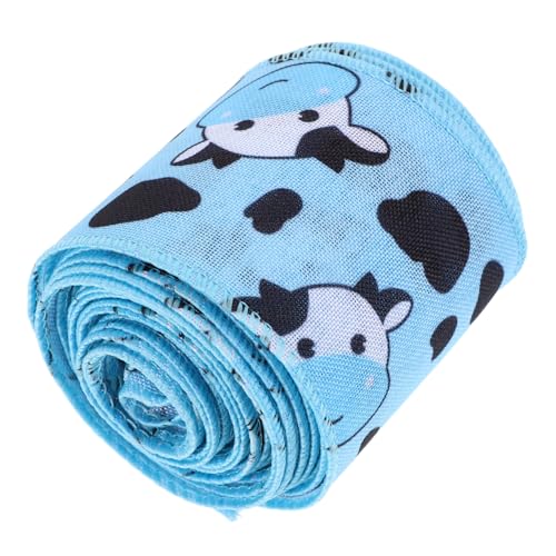 Happyyami 1 Rolle Kuhmuster Geschenkband Breites Diy Band für Kranz und Schleifenherstellung Vielseitiges Verpackungsmaterial für Kreative Dekorationen Yards Happyyami 1 Rolle Kuhmuster Geschenkband Breites Diy Band für Kranz und Schleifenherstellung Vielseitiges Verpackungsmaterial für Kreative Dekorationen Yards von Happyyami