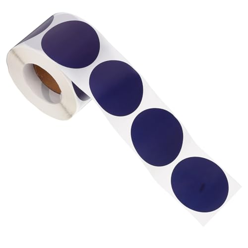 Happyyami 1 Rolle Runde Selbstklebende Aufkleber Bunte Punktetiketten für Büro Schule und Zuhause Beschreibbar und Einfach zu Verwenden für Organisation und Markierung von Happyyami