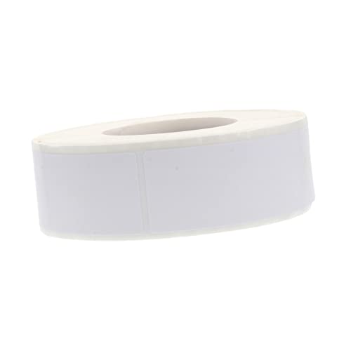 Happyyami 1 Rolle Selbstklebende Etiketten für Lebensmittel mit Beschreibbaren Weißen Aufklebern für Praktische Beschriftungen zu Hause für Gläser Flaschen und Aufbewahrungsbehälter von Happyyami