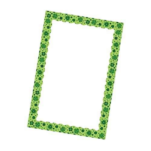 Happyyami 1 Rolle Tafel-pinnwand-aufkleber Bulletin Boards Pinnwanddekorationen Für Das Büro Dekorative Pinnwandumrandung Grenzen Der Anzeigetafel Tafelränder Grün Kupferplattenaufkleber von Happyyami
