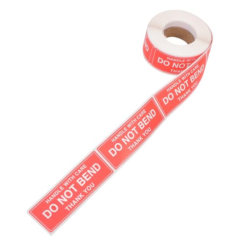 Happyyami 1 Rolle Versandaufkleber gesteckt boxen Warnhinweis Aufkleber Versandetikett Zerbrechliche Warnaufkleber Etiketten Papieraufkleber Etikett nicht stapeln selbstklebendes Papier rot Happyyami 1 Rolle Versandaufkleber gesteckt boxen Warnhinweis Aufkleber Versandetikett Zerbrechliche Warnaufkleber Etiketten Papieraufkleber Etikett nicht stapeln selbstklebendes Papier rot von Happyyami
