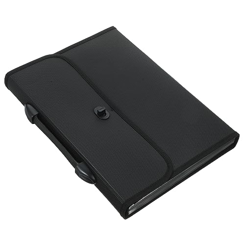 Happyyami 1 Satz Aktenhalter Akkordeon-Dokumentenordner Aktentasche aus Papier Organisator aus Papier Die dateimanager dokumente organizer Aktenpapiertüte tragbarer Dateiordner Plastik Black Happyyami 1 Satz Aktenhalter Akkordeon-Dokumentenordner Aktentasche aus Papier Organisator aus Papier Die dateimanager dokumente organizer Aktenpapiertüte tragbarer Dateiordner Plastik Black von Happyyami