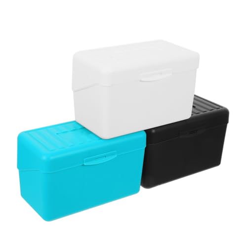 Happyyami 1 Satz Aufbewahrungsbox für Notizen leere Karten Beachten Sie Pads Karteikarten Lernkarten leer farbige Karteikarte kleiner Notizblock Postkarten pp von Happyyami