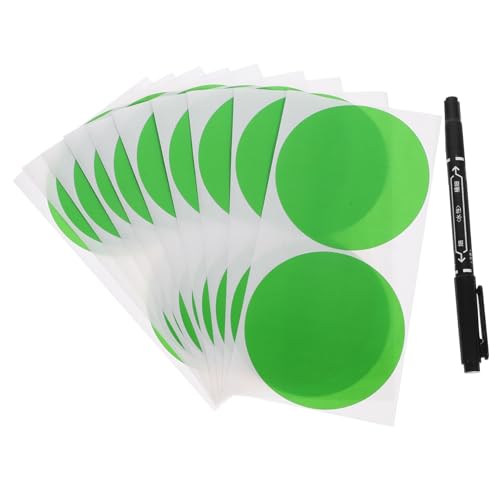 Happyyami 1 Satz Farbpunkt-aufkleber Etikett Runde Selbstklebende Aufkleber Runden Klebrig Farbig Runde Aufkleber Kreis Punkte Transparent Kleine Punktaufkleber Namensschild Green Papier Happyyami 1 Satz Farbpunkt-aufkleber Etikett Runde Selbstklebende Aufkleber Runden Klebrig Farbig Runde Aufkleber Kreis Punkte Transparent Kleine Punktaufkleber Namensschild Green Papier von Happyyami
