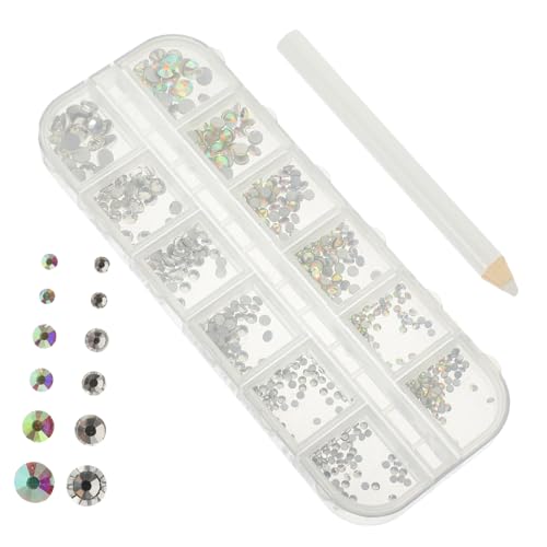 Happyyami 1 Satz Flachen Nagelcharms und Strasssteinen Fächer mit Ab Farbe und Aufnahmestift für Nagelkunst und Bastelprojekte Vielseitig Einsetzbar für Handys und Schmuckdesign Happyyami 1 Satz Flachen Nagelcharms und Strasssteinen Fächer mit Ab Farbe und Aufnahmestift für Nagelkunst und Bastelprojekte Vielseitig Einsetzbar für Handys und Schmuckdesign von Happyyami
