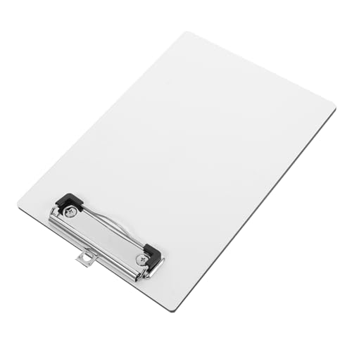 Happyyami 1 Satz Gürtelclip-Schreibblock Büro-Klemmbrett Zwischenablage zeichnen MDF-Platte Weiß Happyyami 1 Satz Gürtelclip-Schreibblock Büro-Klemmbrett Zwischenablage zeichnen MDF-Platte Weiß von Happyyami