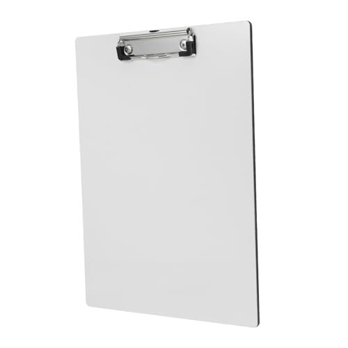Happyyami 1 Satz Gürtelclip-Schreibblock süßes Klemmbrett Klemmbretter für das Klassenzimmer Zwischenablage zeichnen Krankenschwester Zwischenablage MDF-Platte Weiß von Happyyami