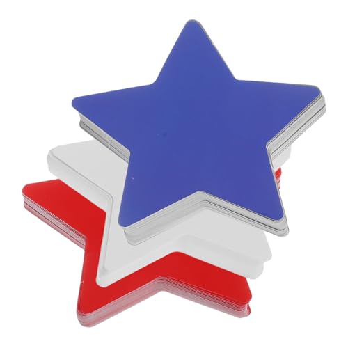 Happyyami 1 Satz Handgeschriebene Karte Mit Pentagramm Sterne Für Schwarzes Brett Sternausschnitte Für Pinnwand Große Sternausschnitte Papier von Happyyami