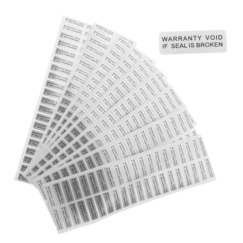 Happyyami 1 Satz Kleberaufkleber Selbstklebender Haftbefehlsaufkleber Etikett Name Leere Manipulationssicher Schälen Aufkleber Beschriftungen Warnschild Warnaufkleber Papier 400 Stück Happyyami 1 Satz Kleberaufkleber Selbstklebender Haftbefehlsaufkleber Etikett Name Leere Manipulationssicher Schälen Aufkleber Beschriftungen Warnschild Warnaufkleber Papier 400 Stück von Happyyami