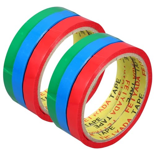Happyyami 1 Satz Siegelmaschinenband Beutelverschlussband Supermarkt Versiegelungsband Gemüsebeutel Tape Dichtungsband Tasche Klebeband Für Zu Hause Marktbindeband Das Haustier Rot 6rollen von Happyyami