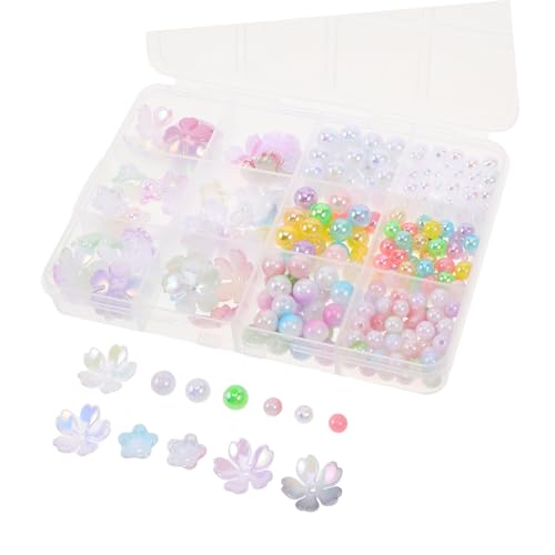 Happyyami 1 Schachtel Halskette Abstandsperle Diy-perlen Schlüsselbundperlen Spacer Perlen Perlenketten-set Ohrring Machen Charme Anhänger Für Die Schmuckherstellung Perlen-kits Harz Happyyami 1 Schachtel Halskette Abstandsperle Diy-perlen Schlüsselbundperlen Spacer Perlen Perlenketten-set Ohrring Machen Charme Anhänger Für Die Schmuckherstellung Perlen-kits Harz von Happyyami
