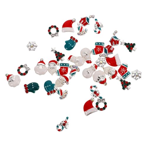 Happyyami 1 Schachtel Weihnachtsnagelschmuck Set Teiliges Nagelzubehör mit Weihnachtsbaum Schneemann und Weihnachtsmann Motiven für Festliche Maniküre und Nageldesigns Langlebig und Happyyami 1 Schachtel Weihnachtsnagelschmuck Set Teiliges Nagelzubehör mit Weihnachtsbaum Schneemann und Weihnachtsmann Motiven für Festliche Maniküre und Nageldesigns Langlebig und von Happyyami