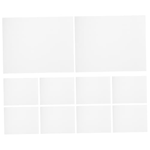 Happyyami 10 Blatt Blanko Karten Karteikarten Blanko Visitenkarten Visitenkartenpapier Visitenkartendrucker Rohlinge Bedruckbare Karten Aufbewahrungsaufkleber 250 G/M² Doppelseitig von Happyyami