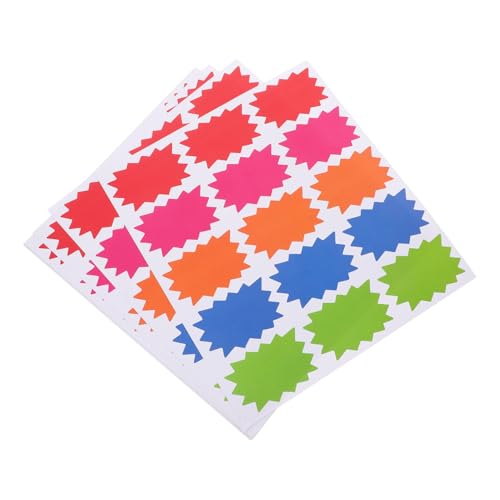 Happyyami 10 Bögen Preisaufkleber Verkaufsaufkleber Für Einzelhandelsgeschäfte Garagenaufkleber Flohmarktaufkleber Einzelhandelsetiketten Preisschilder Flohmarktaufkleber von Happyyami