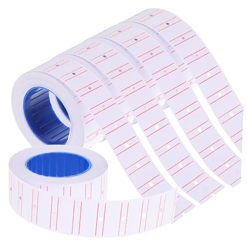 Happyyami 10 Rollen Coderpapier Aufkleber -Tags Etiketten für den Einzelhandel selbstklebendes Etikettenpapier Tag-Aufkleber Preisaufkleber Aufkleber Preisschilder Weiß Happyyami 10 Rollen Coderpapier Aufkleber -Tags Etiketten für den Einzelhandel selbstklebendes Etikettenpapier Tag-Aufkleber Preisaufkleber Aufkleber Preisschilder Weiß von Happyyami