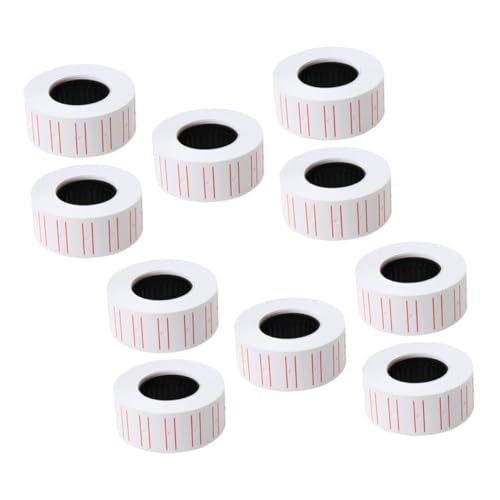 Happyyami 10 Rollen Preisblatt Zahlenblock Einzelhandelsdisplay Kleidungsetikett Stichworte Flohmarkt Lieferungen Ring-tags Tinte Für Stempel Kasse Pro Weiß Pvc Selbstklebend Happyyami 10 Rollen Preisblatt Zahlenblock Einzelhandelsdisplay Kleidungsetikett Stichworte Flohmarkt Lieferungen Ring-tags Tinte Für Stempel Kasse Pro Weiß Pvc Selbstklebend von Happyyami