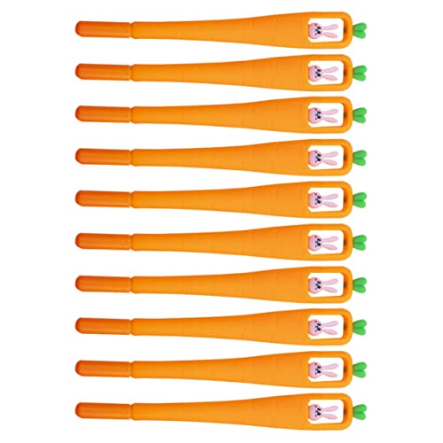 Happyyami 10 Stück Cartoon Kugelschreiber Hase Karotte Niedliche Roller Pens für Schule Büro für Zeichnungen und Notizen von Happyyami