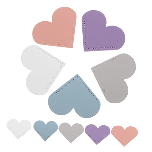 Happyyami 10 Stück Herz Lesezeichen Schutzhüllen Für Buchecken Herz Lesezeichen Valentinstags Lesezeichen Für Buchliebhaber Geformte Seiteneckenschutzhüllen Buchzubehör Seitenecken von Happyyami