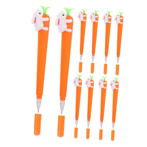 Happyyami 10 Stück Kaninchen Karotten Stift Tier Löschstifte Schreibwaren Lustige Stifte Zappelstift Katzenstift Fugenmörtel Benutzerdefinierte Stifte Kugelschreiber Für Süße Happyyami 10 Stück Kaninchen Karotten Stift Tier Löschstifte Schreibwaren Lustige Stifte Zappelstift Katzenstift Fugenmörtel Benutzerdefinierte Stifte Kugelschreiber Für Süße von Happyyami