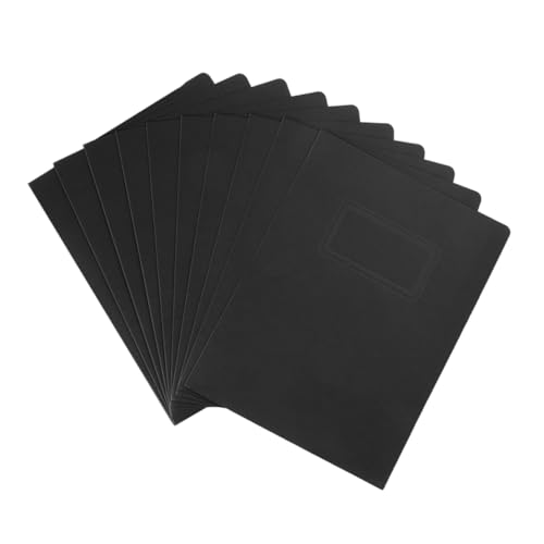 Happyyami 10 Stück Papierordner Mit Zwei Taschen – Papier-dateiordner, Dokumenten-organizer Mit Visitenkartenfach Für Schule, Büro Und Geschäft von Happyyami