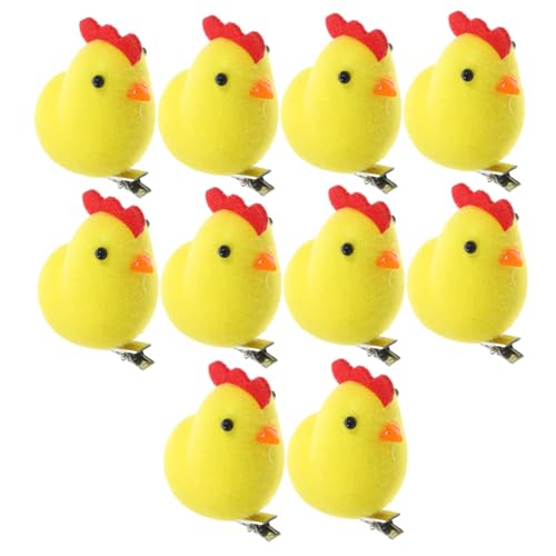 Happyyami 10 Stück Teiliges Hühner Haarspangen für Niedliche Haarschmuck für Ostern Vielseitige Haaraccessoires für Ergänzung für Festliche Anlässe Happyyami 10 Stück Teiliges Hühner Haarspangen für Niedliche Haarschmuck für Ostern Vielseitige Haaraccessoires für Ergänzung für Festliche Anlässe von Happyyami