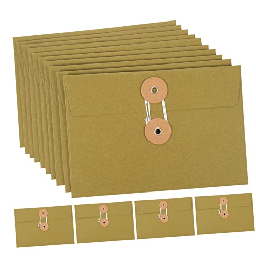 Happyyami 10 Stück Vintage Bindetaschen Multifunktionale Papierumschläge für Studenten Bequeme Aufbewahrung von Dokumenten und Karten für Büro Schule und Persönliche Nutzung Elegante Grüne Happyyami 10 Stück Vintage Bindetaschen Multifunktionale Papierumschläge für Studenten Bequeme Aufbewahrung von Dokumenten und Karten für Büro Schule und Persönliche Nutzung Elegante Grüne von Happyyami