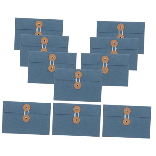 Happyyami 10 Stück Vintage Briefumschläge mit Kordelverschluss Kreative Aufbewahrungstaschen aus Dickem Kraftpapier für Dokumente Postkarten und Einladungen Happyyami 10 Stück Vintage Briefumschläge mit Kordelverschluss Kreative Aufbewahrungstaschen aus Dickem Kraftpapier für Dokumente Postkarten und Einladungen von Happyyami