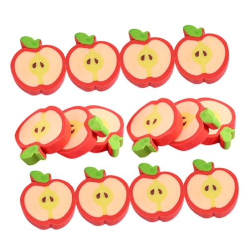 Happyyami 100 Stück Apple Styling Eraser Schule Karikatur Kindergäuer Apfel Klein Radiergummis Für Mini-radierer Für Das Klassenzimmer Radiergummis in Fruchtform Apfelgummis Tpr von Happyyami