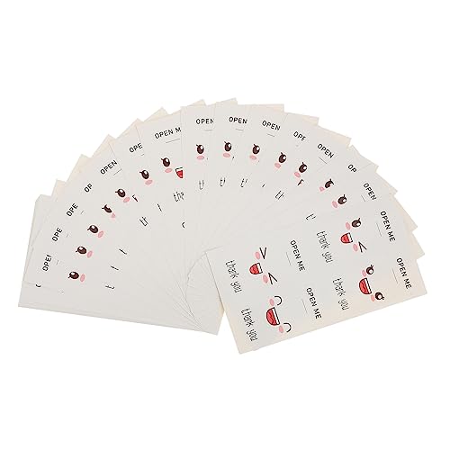 Happyyami 100 Stück Box Siegel Aufkleber Selbstklebende Etiketten für Verpackungen Geschenkverpackung Persönliche Note für und Geschäftsunterlagen von Happyyami