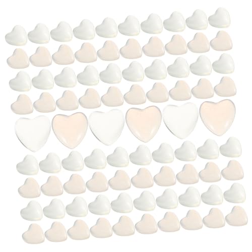 Happyyami 100 Stück Herz-Nagel-Anhänger UV für Nägel Reize Nagelkunst-Edelsteine geformt heartstopped nagelsteine gelnägel nail art studio Manikürezubehör Nagelanhänger für Frauennägel Harz von Happyyami
