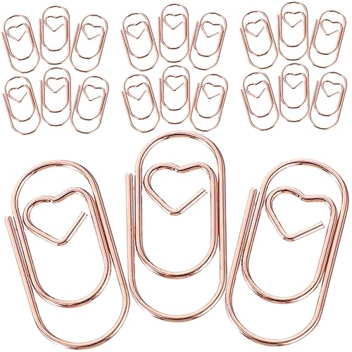 Happyyami 100 Stück Metall -büroklamme Klein Clip Reading Journal Mikro Beschichtet Dokumentieren Bindemittel Dekorativ Büroklammern Klemmen Kreativ Geformte Büroklammern Rose Gold Happyyami 100 Stück Metall -büroklamme Klein Clip Reading Journal Mikro Beschichtet Dokumentieren Bindemittel Dekorativ Büroklammern Klemmen Kreativ Geformte Büroklammern Rose Gold von Happyyami