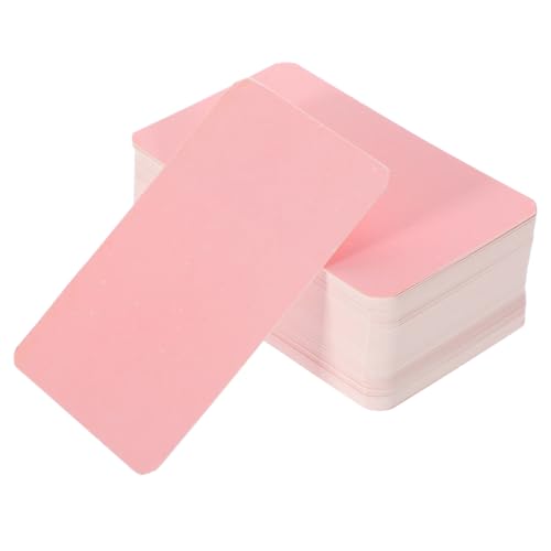 Happyyami 100 Stück Wortkarten für den täglichen Gebrauch Karteikarten studieren gefüttert Mini klein memo karten graffikarte Kompakte Graffiti-Karten praktische Graffiti-Karten Papier Rosa von Happyyami
