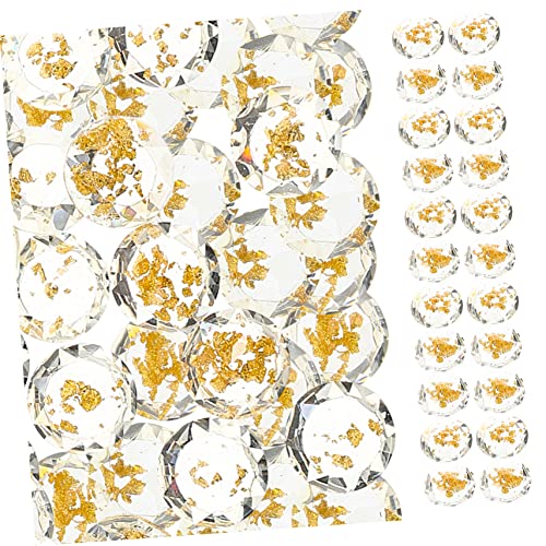 Happyyami 100Stücke Nagelkunst Dekorationen Nageldekoration Für Maniküre Funkelnde Nagelornamente Für Individuelles Nageldesign Für DIY Nail Art von Happyyami