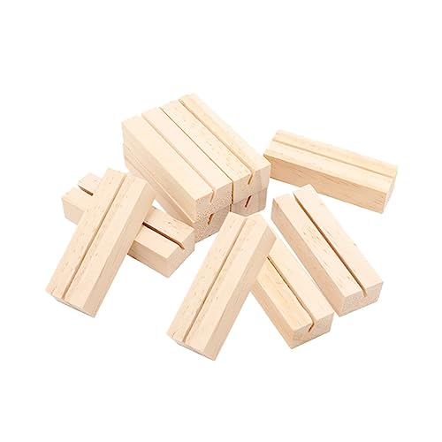 Happyyami 10Stücke Holz Tischkartenhalter Handgefertigte Fotoständer für Hochzeiten Restaurants und Büro für Tischnummern und Menükarten Stabiler Halt für Fotos Happyyami 10Stücke Holz Tischkartenhalter Handgefertigte Fotoständer für Hochzeiten Restaurants und Büro für Tischnummern und Menükarten Stabiler Halt für Fotos von Happyyami