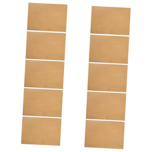 Happyyami 10Stücke Kraftpapier Dokumentenumschläge Ordner Mit Faltbare Präsentationsmappe Robuste Aktenordner Für Vielseitig Und Langlebig Für Büro von Happyyami