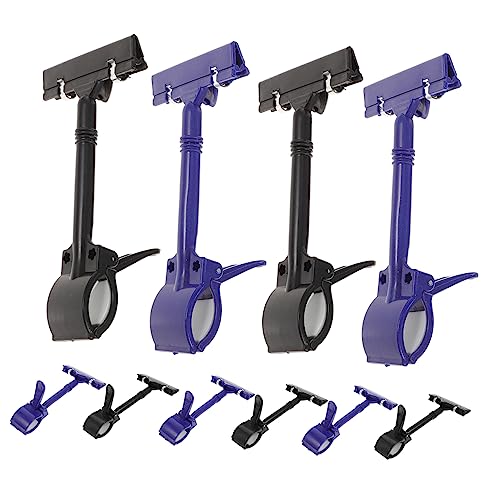 Happyyami 10Stücke Plastikzeichenhalter Mit Doppelclip Design Für Preisschilder Und Werbung Für Einzelhandelsgeschäfte Restaurants Hochzeiten Und Ausstellungen Hochfester von Happyyami