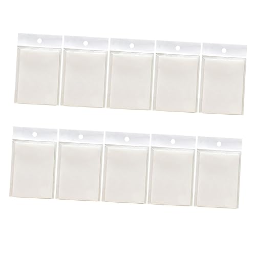 Happyyami 10Stücke Wasserdichte Klares Memo Pad Selbstklebende Notizen für Büro und Schule Praktische Notizen für Erinnerungen und Botschaften von Happyyami