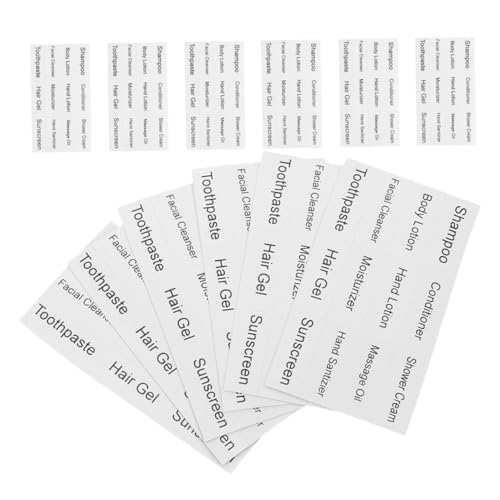 Happyyami 12 Blatt Spendeflaschenetikett Reiseflaschen Für Toilettenartikel Nachfüllung Bad Etiketten Kleberaufkleber Hautpflegeaufkleber Für Flaschen Papier Black Happyyami 12 Blatt Spendeflaschenetikett Reiseflaschen Für Toilettenartikel Nachfüllung Bad Etiketten Kleberaufkleber Hautpflegeaufkleber Für Flaschen Papier Black von Happyyami