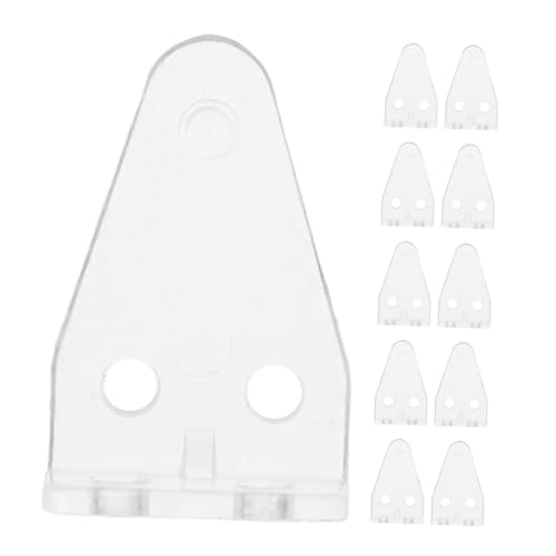 Happyyami 12 Stück Teiliges von Transparenten Vorhanghaken Wandmontierte Nicht Spurende Halterungen für Jalousien und Fensterdekoration Vielseitig Einsetzbar für Zuhause von Happyyami