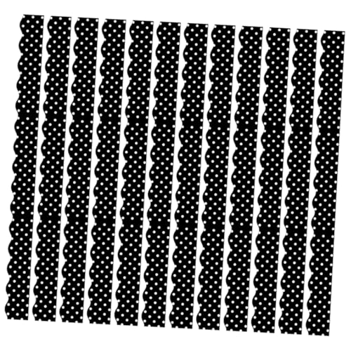 Happyyami 12 Stück Whiteboard Aufkleber Gewellte Gerollte Bordüre Pinnwand Randmagnet Abnehmbare Bordüre Festival Magnetbordüre Magnetische Bordüren Für Klassenzimmermagnete von Happyyami