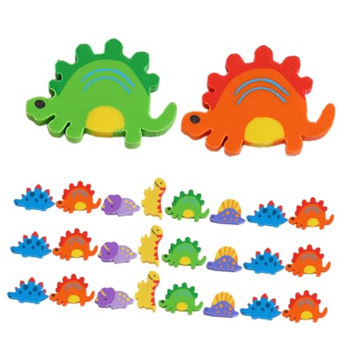 Happyyami 120Stücke Lustige Dinosaurier Radiergummis für Tier Radiergummis und Helllila Mitgebsel für Kindergeburtstag von Happyyami