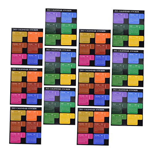 Happyyami 12Blätter DIY Planer Aufkleber Selbstklebende Index Tabs Kreative Farbige Notizzettel für Organizer für Büro und Studium Langlebig und Auffällig von Happyyami