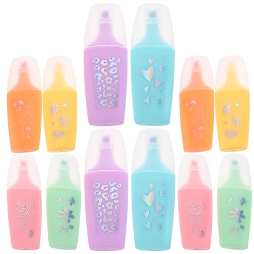 Happyyami 12Stücke Cartoon Marker Stifte Mini Notizmarkierungsstifte Für Hochlighter Für Schule Büro Und Kreative Projekte Happyyami 12Stücke Cartoon Marker Stifte Mini Notizmarkierungsstifte Für Hochlighter Für Schule Büro Und Kreative Projekte von Happyyami
